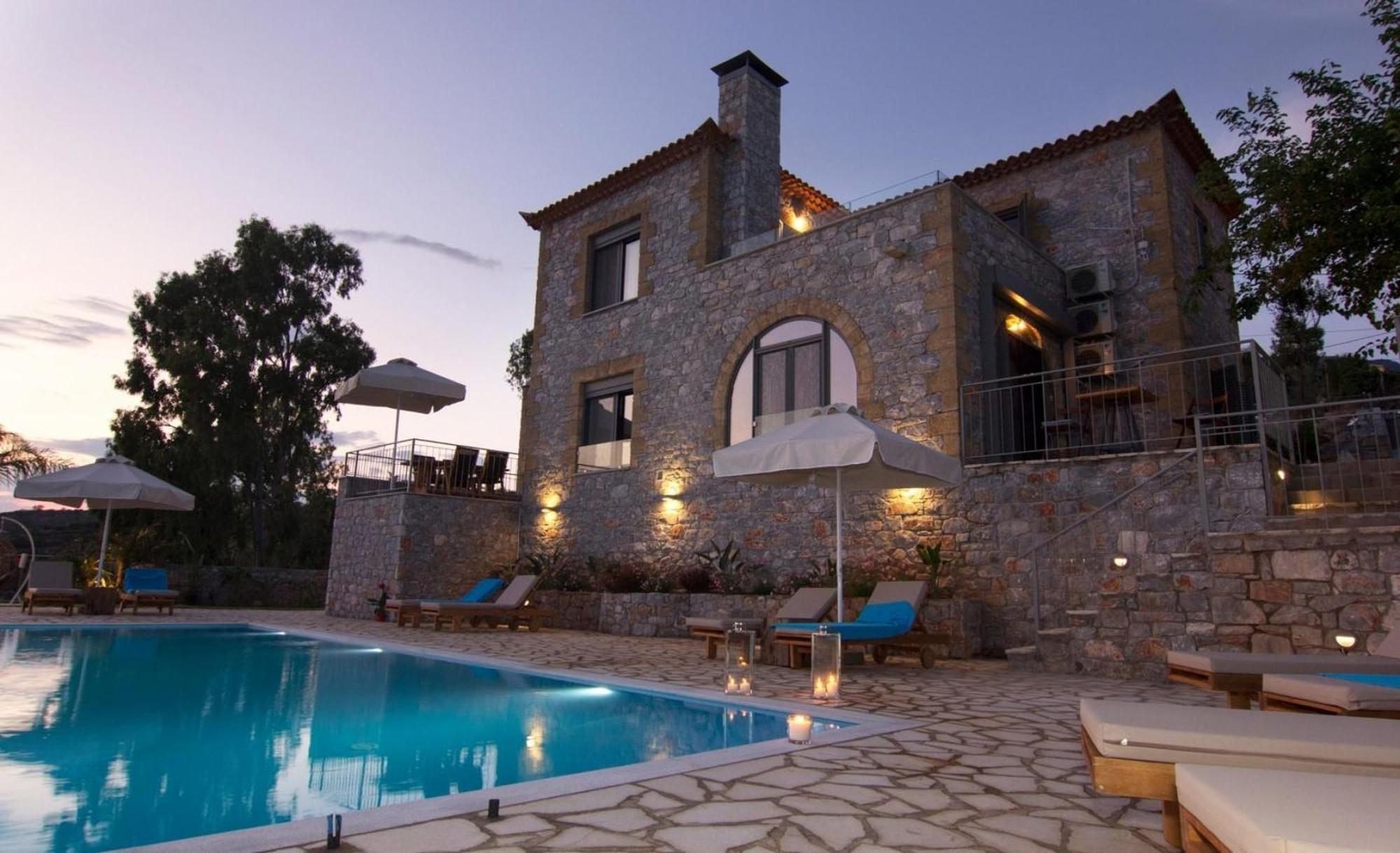 Elsa Villa By Elrin Villas Mani Neokhorion  Kültér fotó